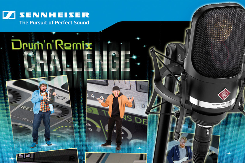 Sennheiser Drum'n'Remix Challenge gestartet: Mach mit beim akustischen Kräftemessen!